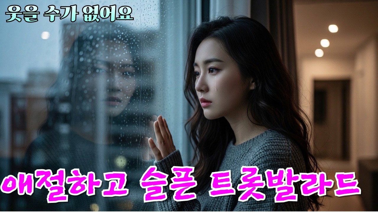 웃을 수가 없어요 [감성 애절한 트롯발라드]