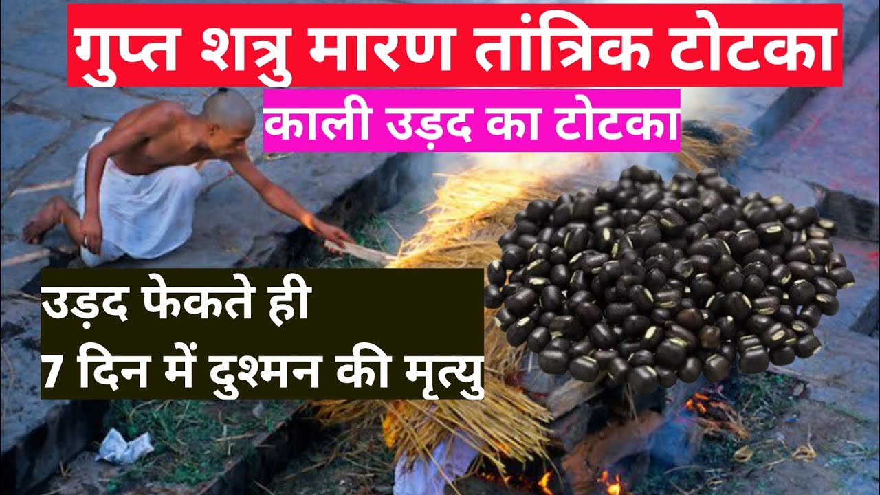 शत्रु का अंत करने वाला काली उड़द टोटका | जबरदस्त शत्रु मारण उपाय | Kali Urad Shatru Maran Totka