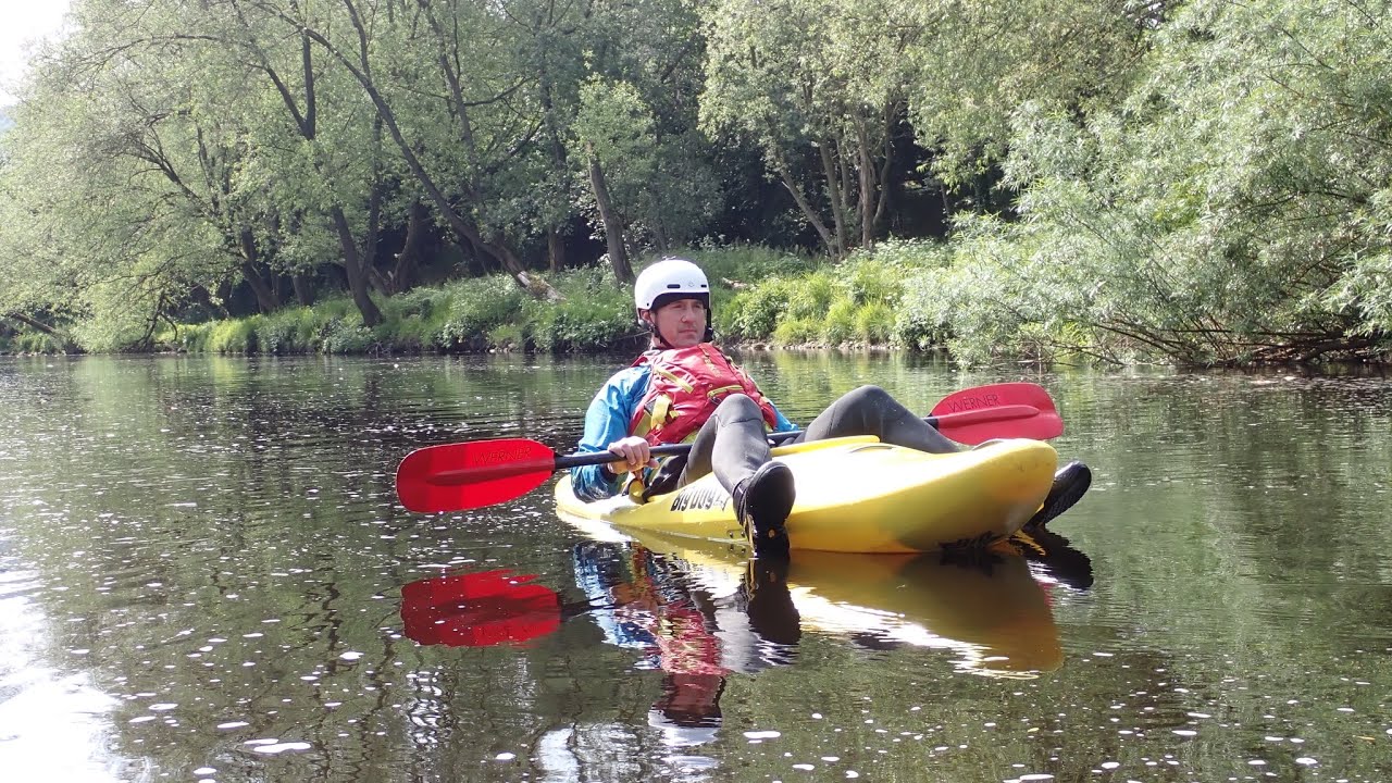 Kayaking on the River Wharfe at Otley