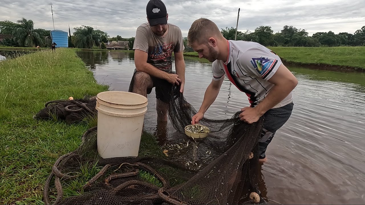 O maior arrastão de peixes da historia / muita capim, jundia e kinguio