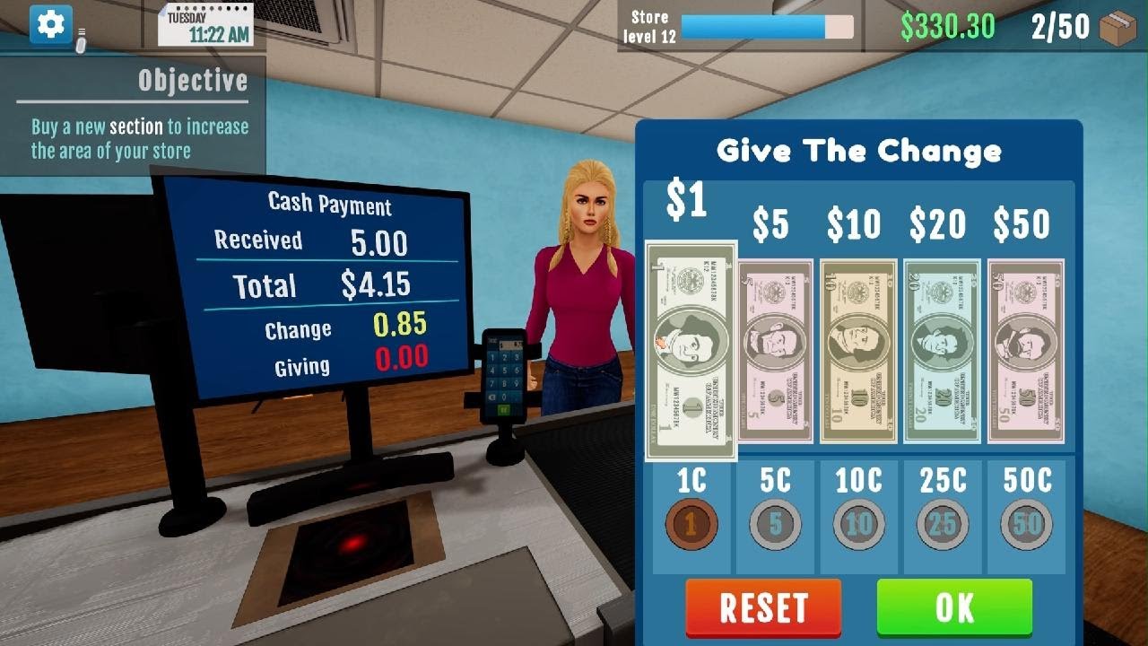 Supermarket Manager Simulator Part 5 Relaxing gameplay