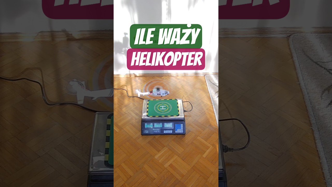 ILE WAŻY HELIKOPTER?