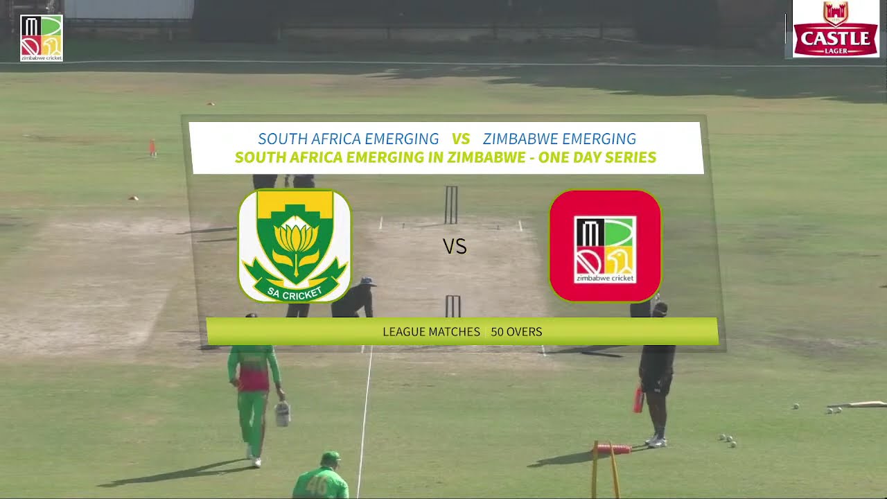 Zimbabwe Emerging Vs South Africa Emerging - 1st One Day