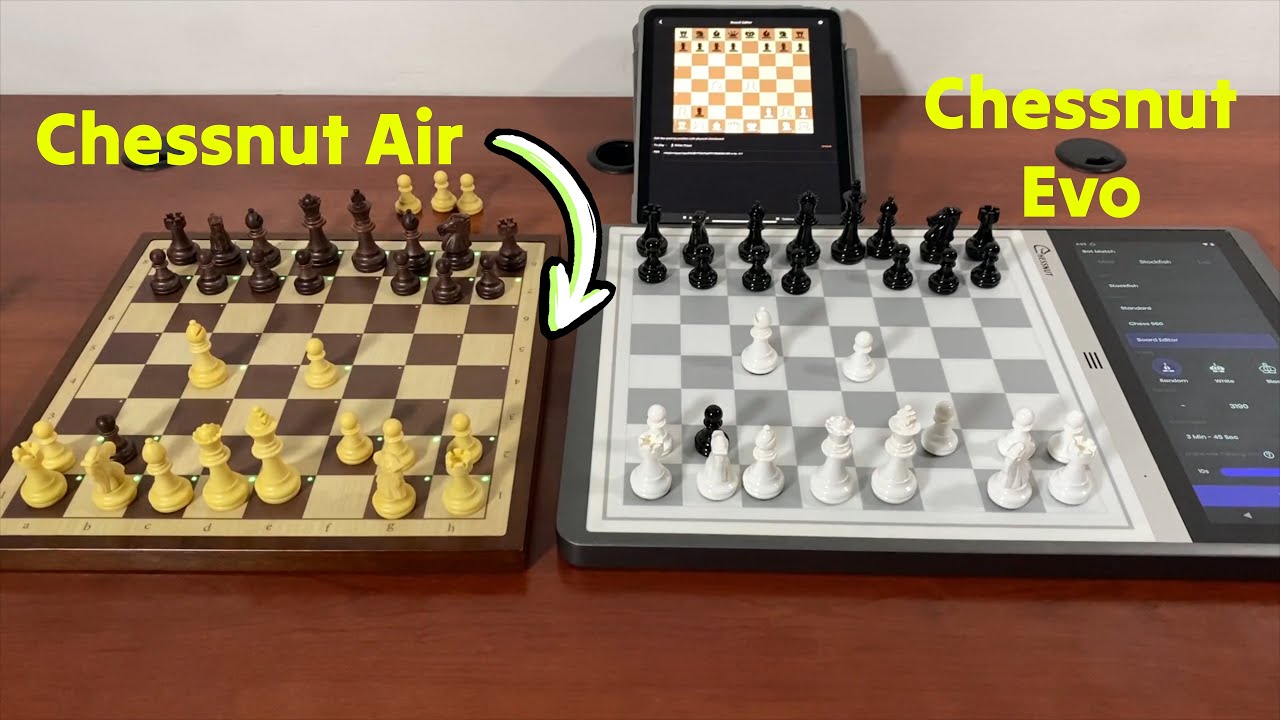 Chessnut EVO vs. Chessnut Air: Danish Gambit  👑 Gadgetify