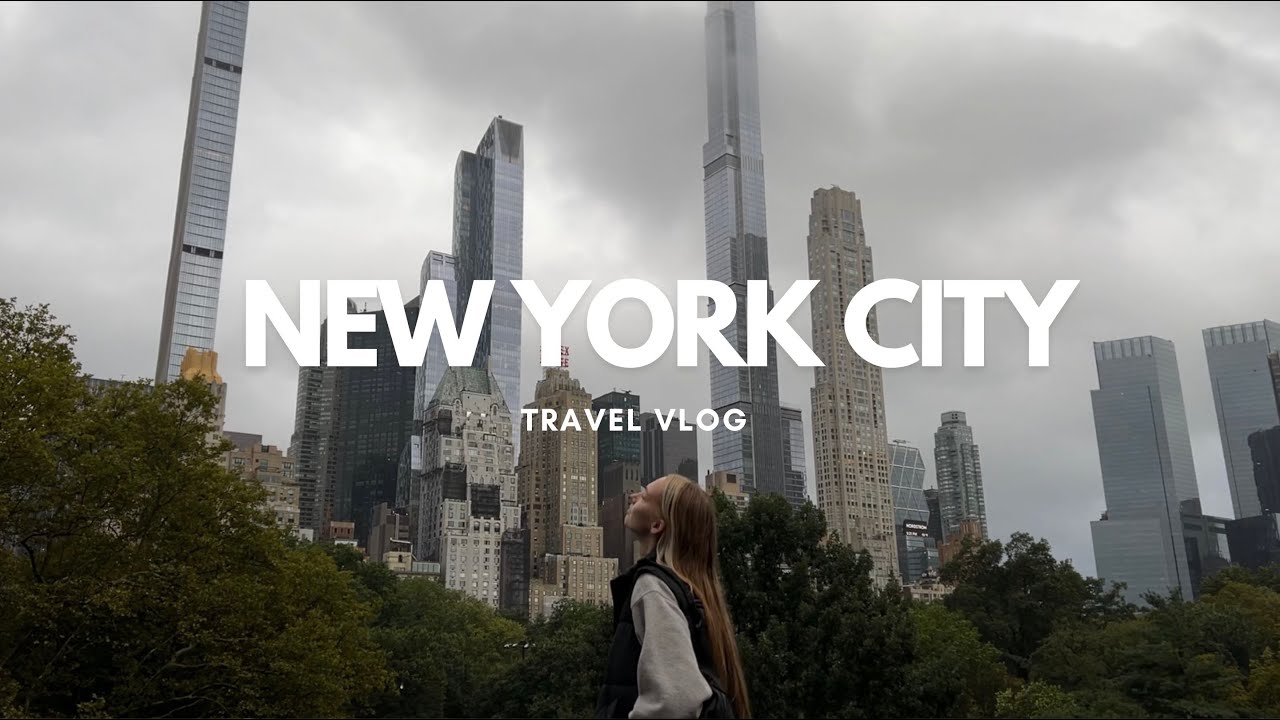 NYC Vlog: Первый раз в Нью-Йорке в дождь