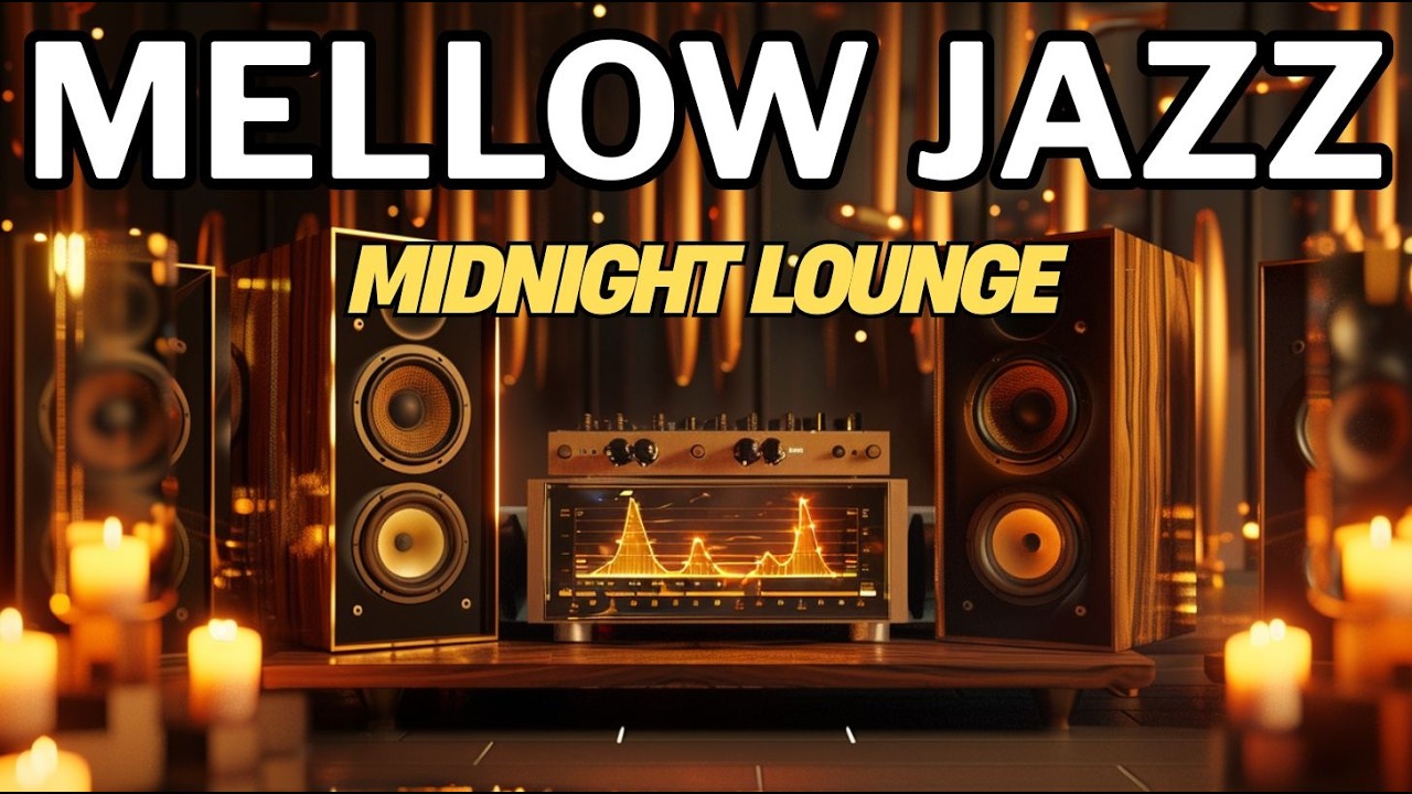 MELLOW JAZZ – Midnight Lounge | Smooth R&B & Slow Jazz Instrumentals to Relax & Sleep