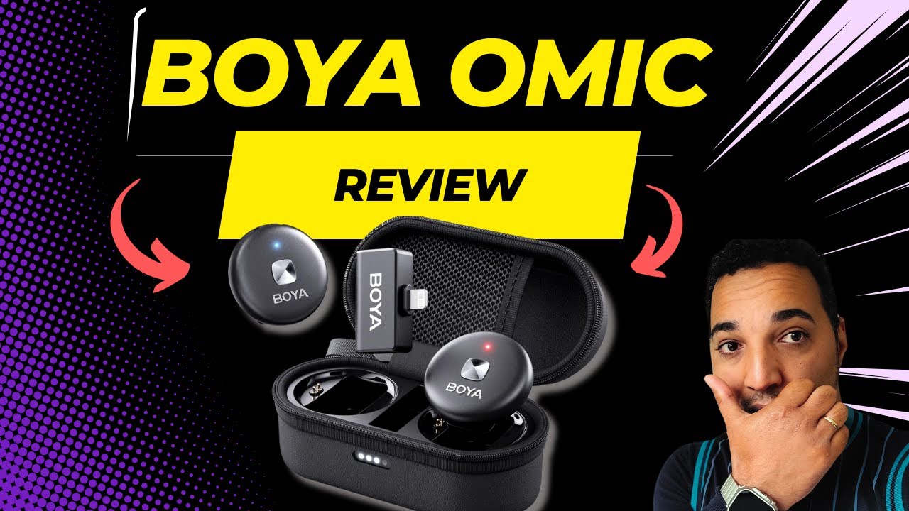 BOYA OMIC - UAU! O Microfone de lapela sem fio com melhor redutor de ruido da Boya| Ep.5078