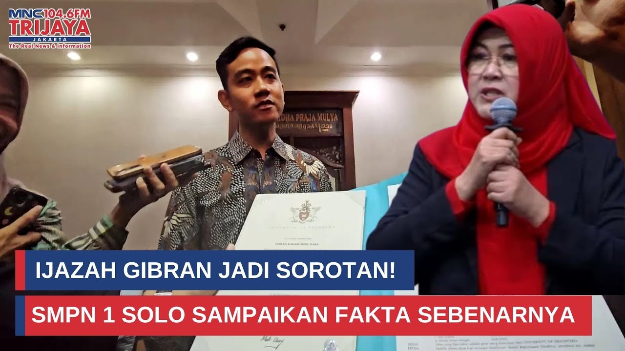 Viral! Dokter Tifa Pertanyakan Ijazah Gibran, SMPN 1 Solo Berikan Klarifikasi Mengejutkan