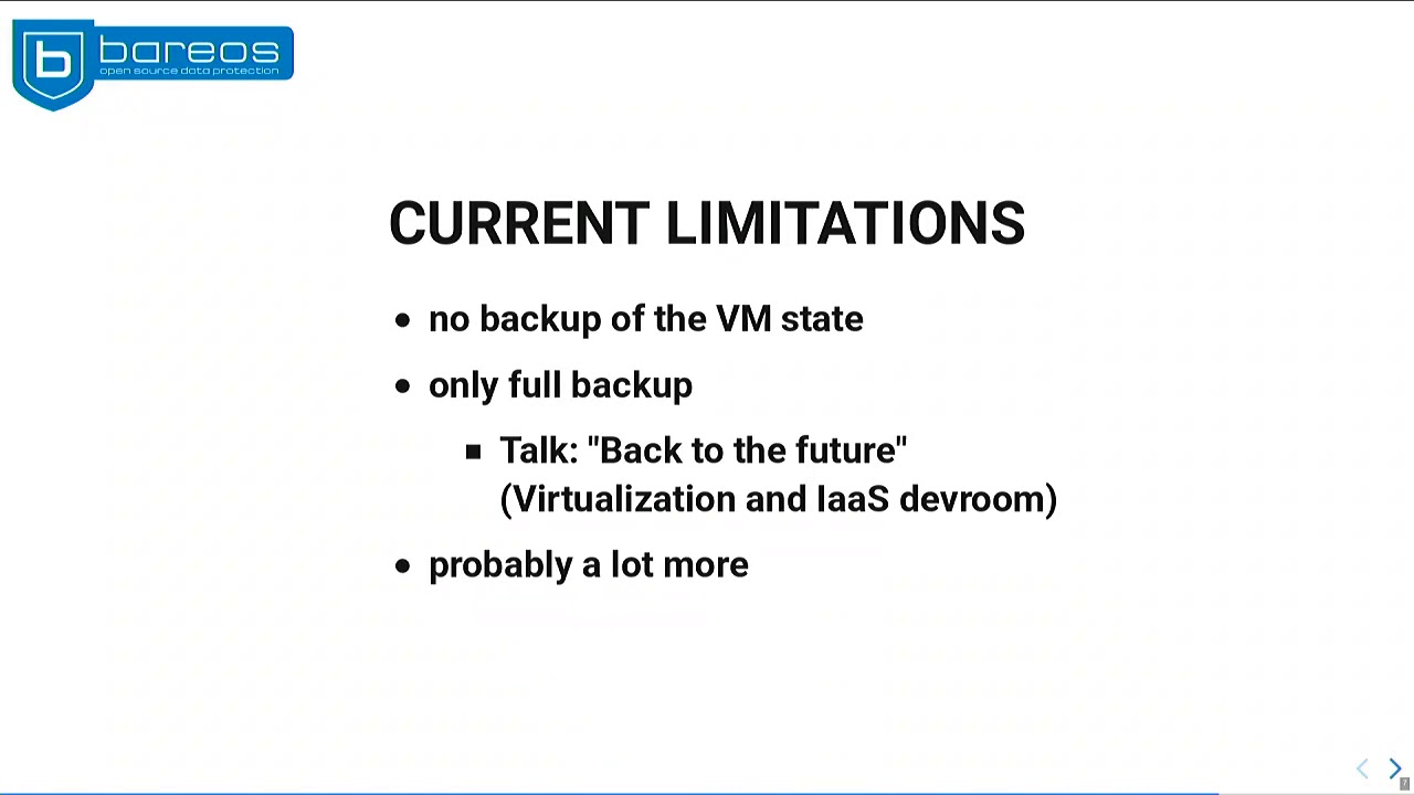 oVirt-Plugin for Bareos Backing up oVirt using Bareos