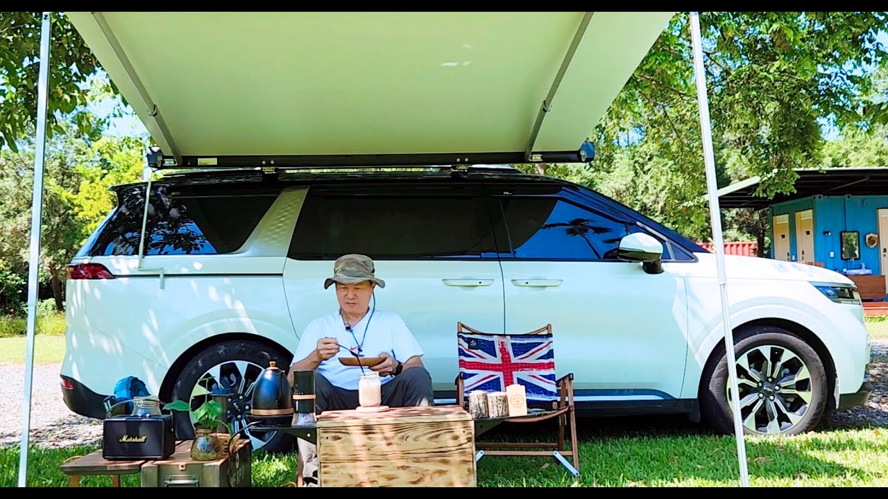 Kia Carnival極簡風車宿,史上最強開箱七物,Vanlife,Car Camping