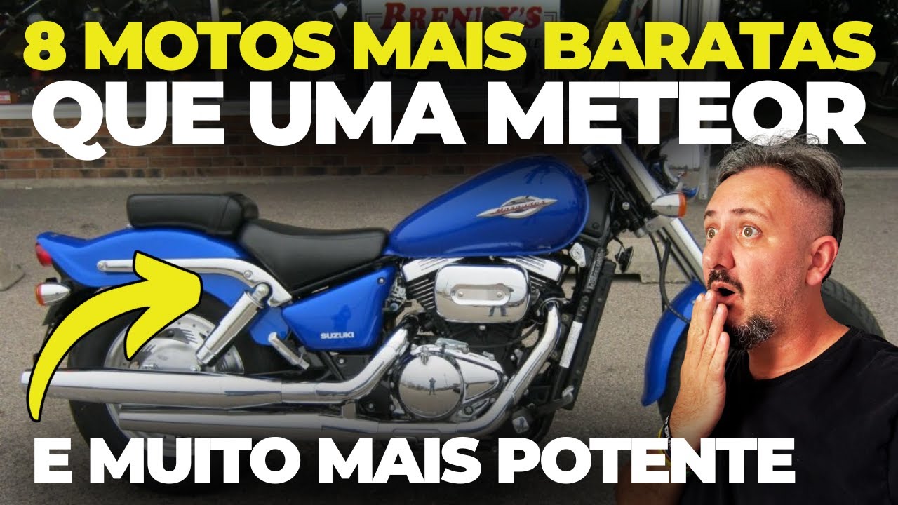8 motos USADAS pra pegar a estrada, mais baratas que uma METEOR