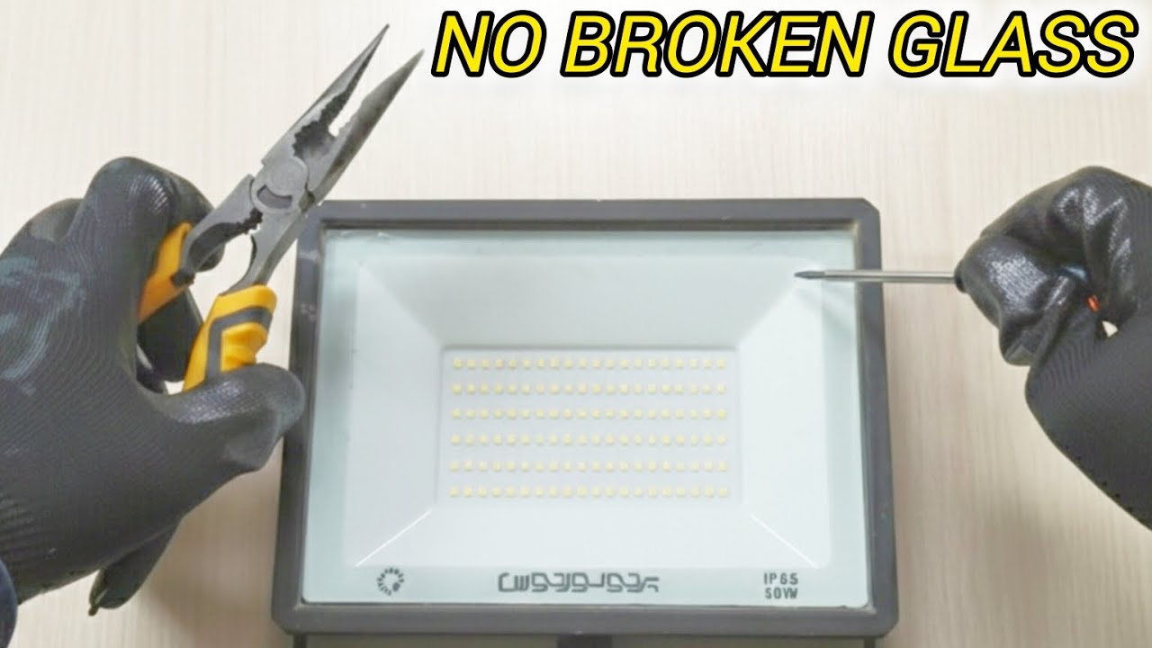 How to Open and Repair a Sealed LED Floodlight (Step by Step)