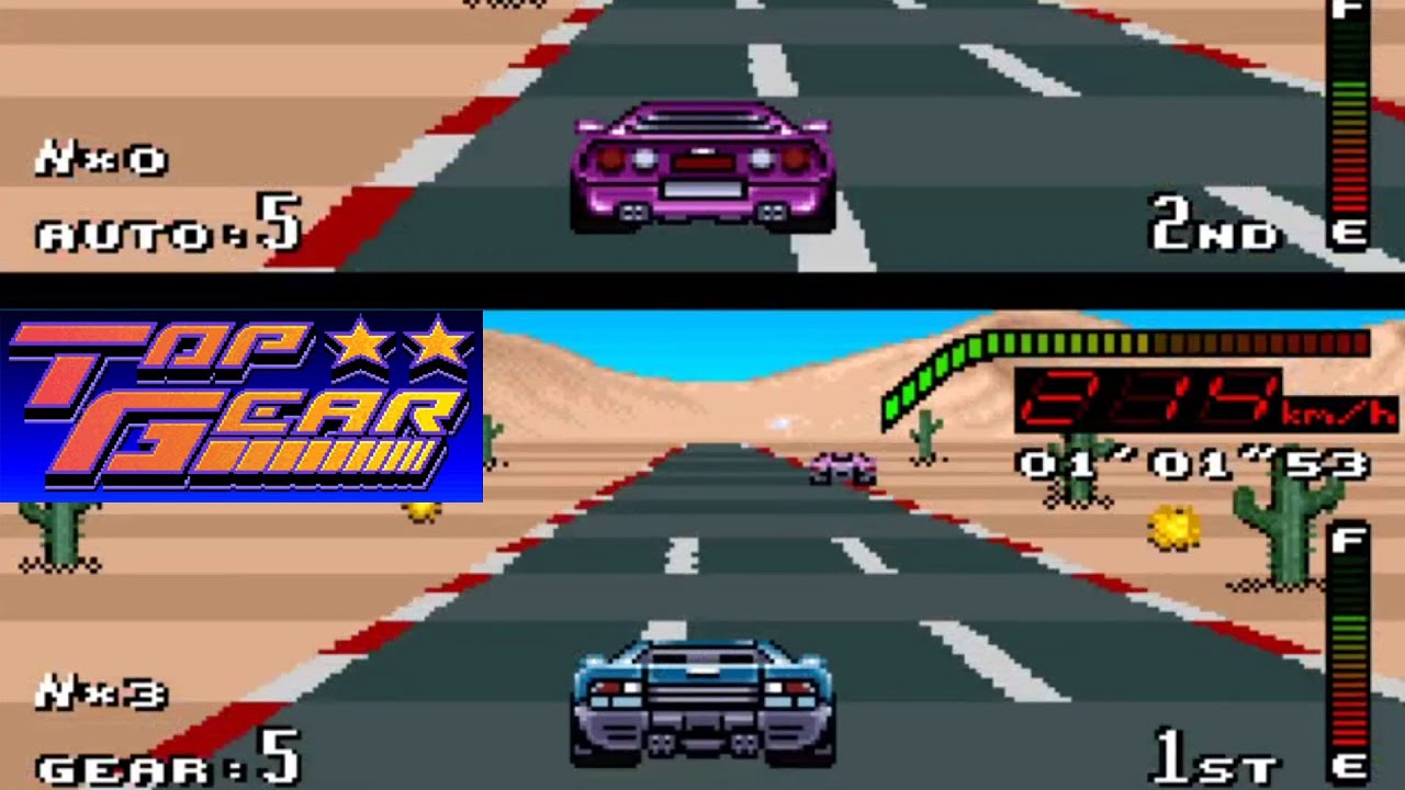 Top Gear (1992, SNES) - USA