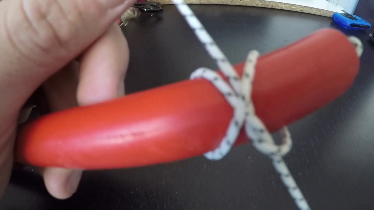TUTO comment faire un n&oelig;ud d&rsquo;arr&ecirc;t pour sandow ( N&oelig;ud cabestan)