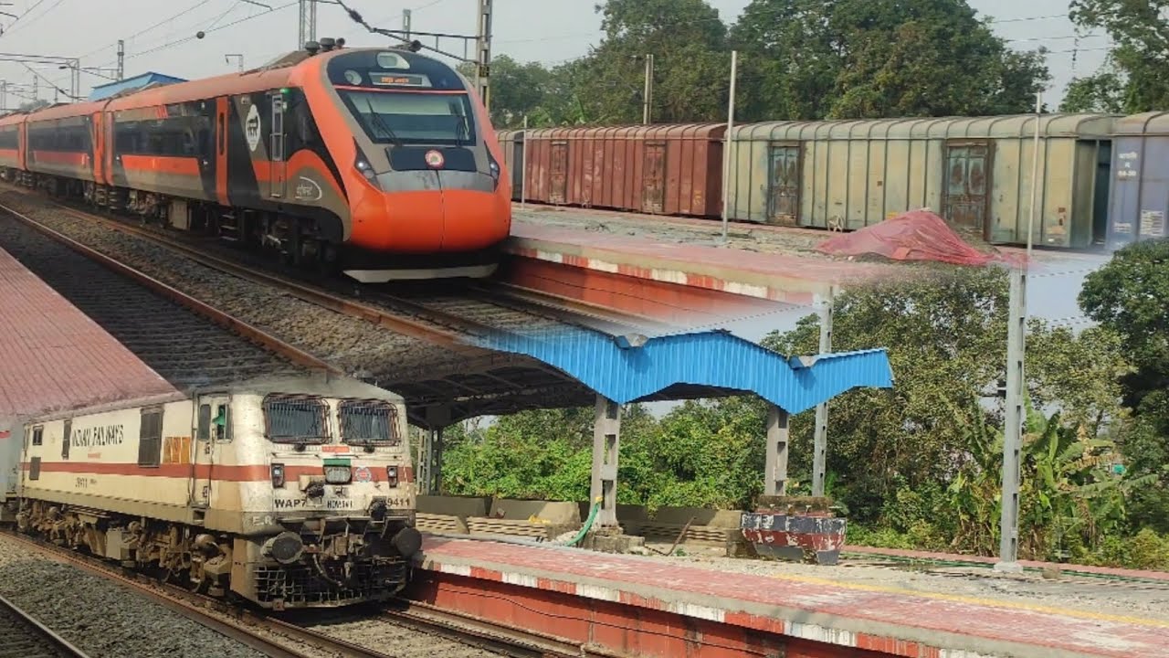 🔥130 Kmph Late Running Trains Bardhaman Howrah Coard Line: Hwh Rajdhani+ Sdah Rajdhani and many more