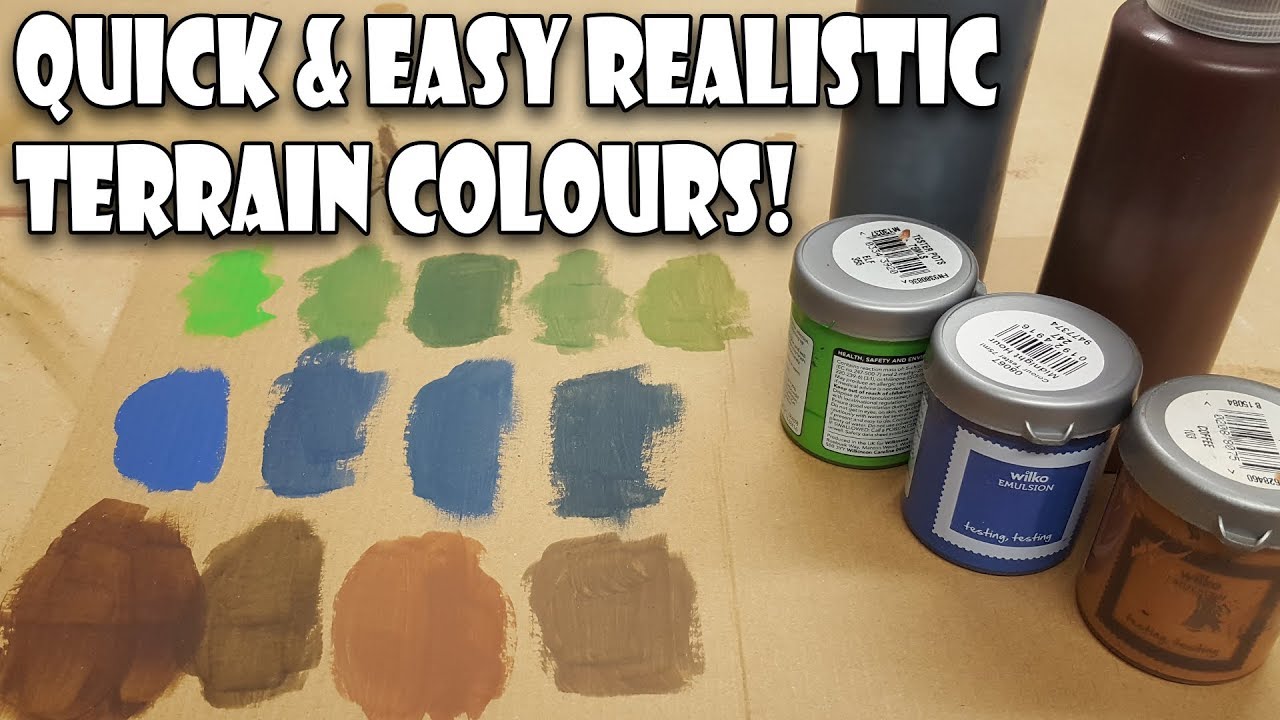 Easy Realistic Terrain Colours