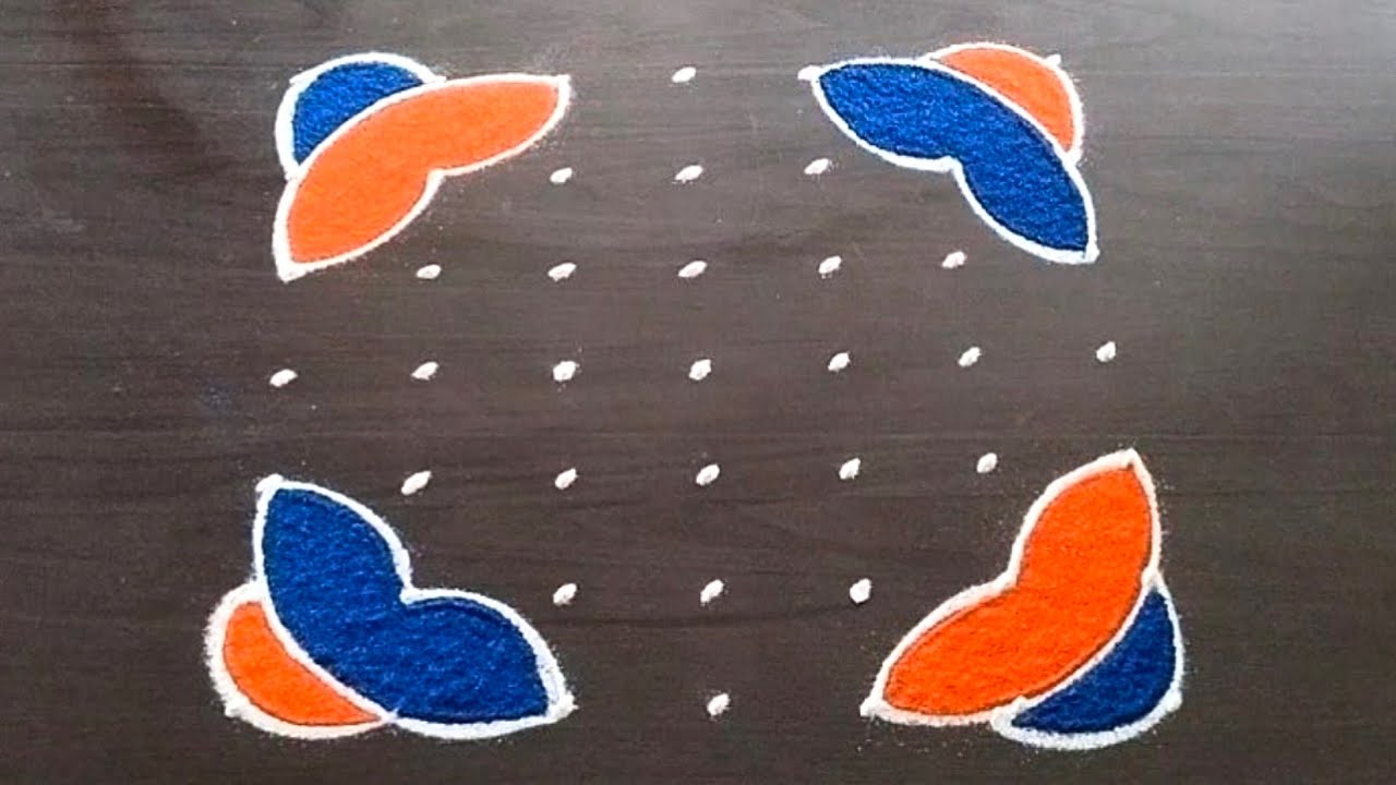 7x7 rangoli | festival muggulu | thipkyanchi rangoli | diwali rangoli