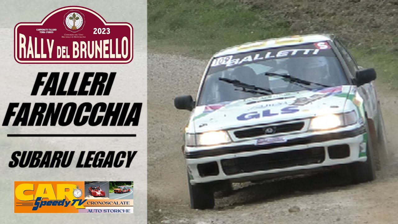 Rally del Brunello 2023 || Manrico Falleri-Sauro Farnocchia || Subaru Legacy