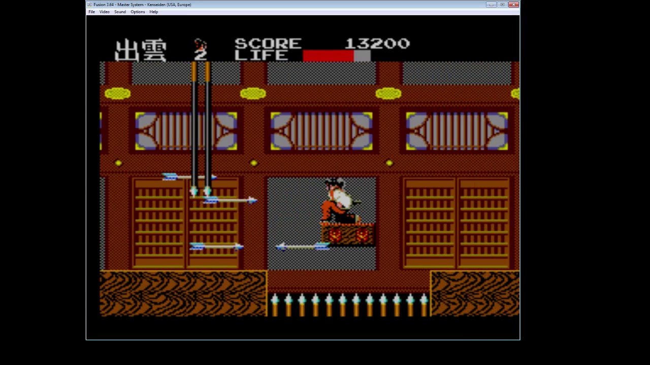 Kenseiden (Master System) Whole Game and Ending