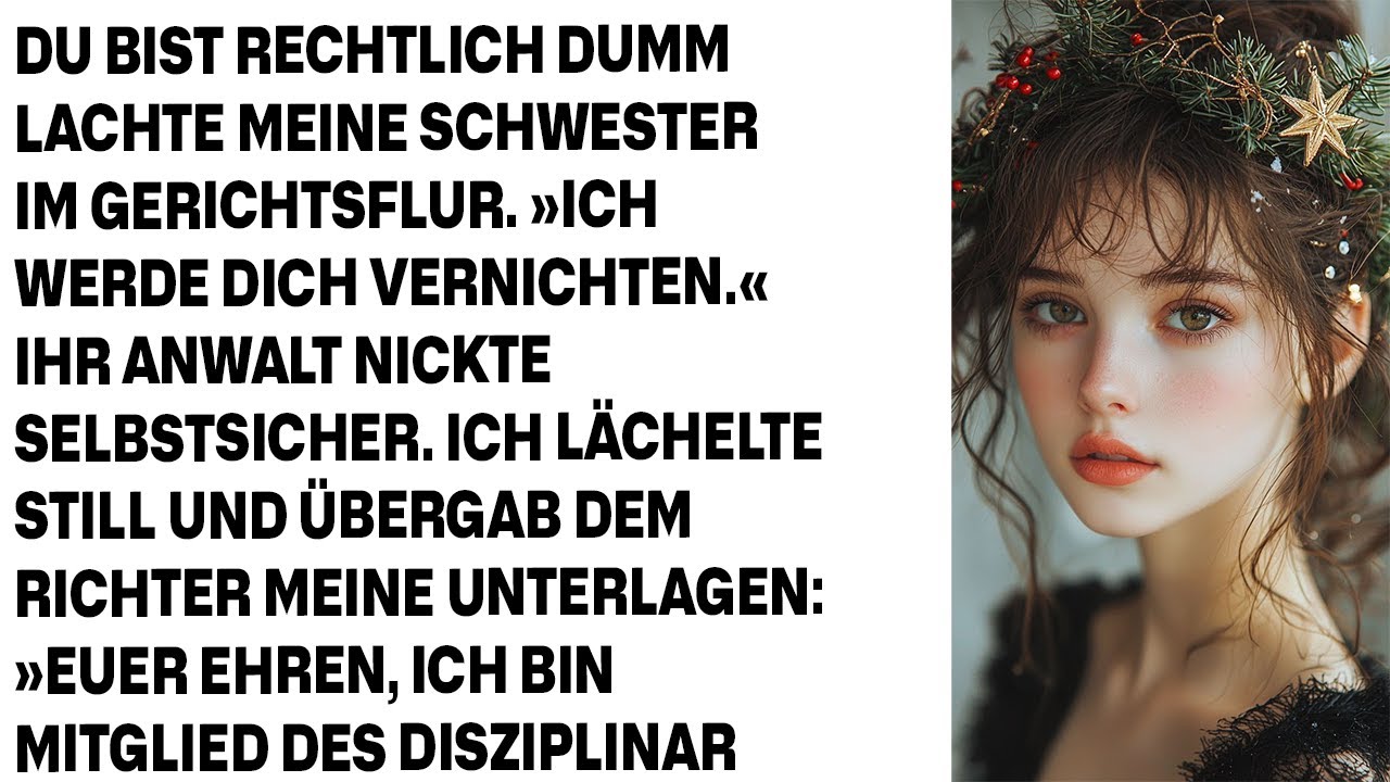 Meine Schwester nannte mich ‚juristisch dumm‘ – bis sie sah, dass ich im Ethikrat der Anwaltskamme