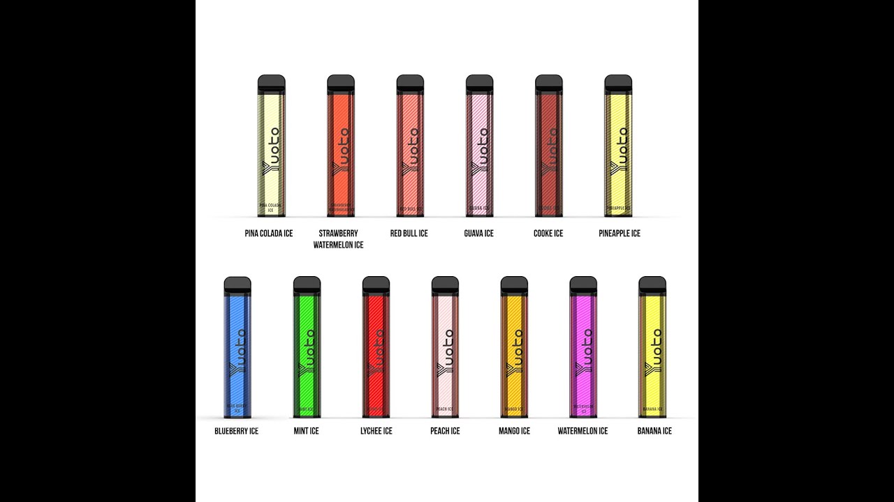 Yuoto Disposable vape  2500puff   15+flavor