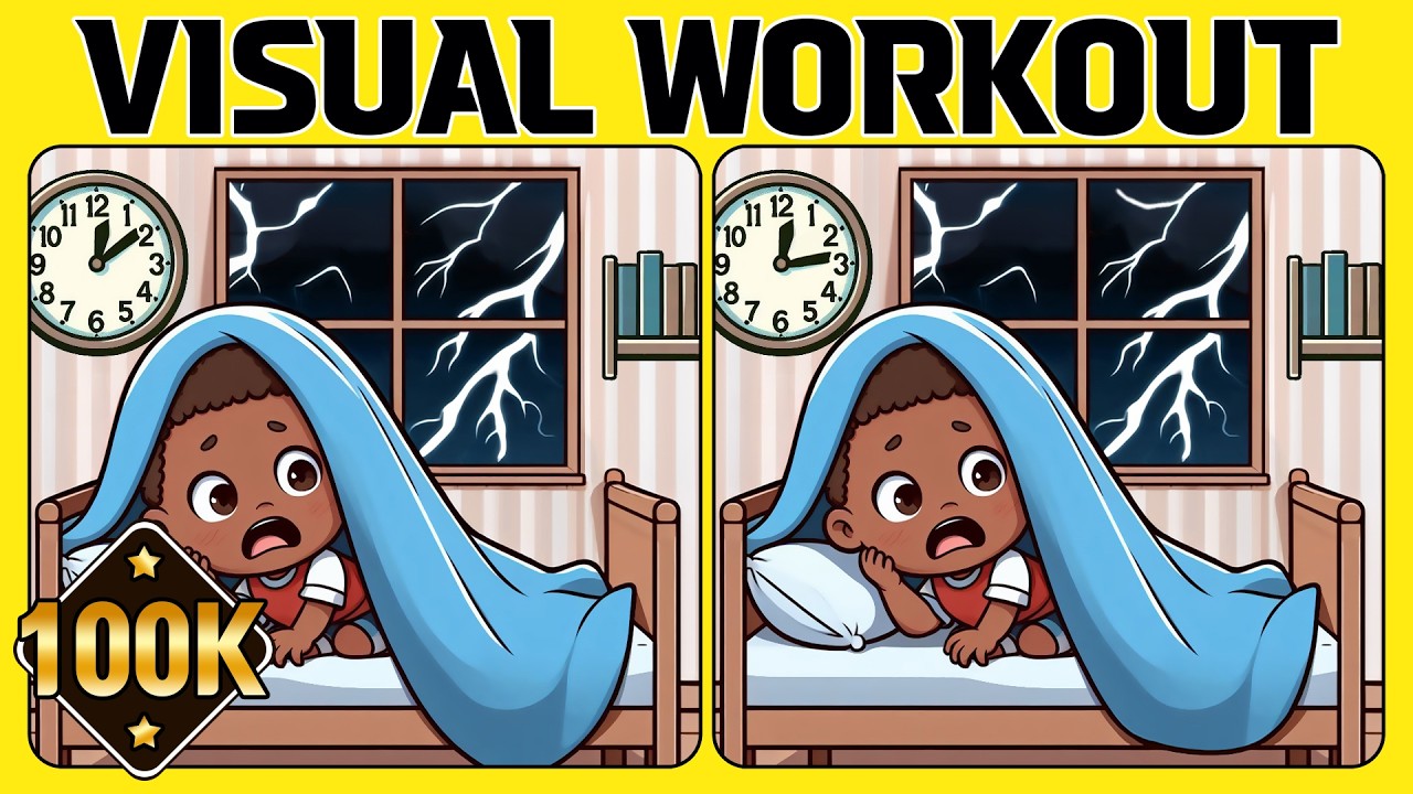 🧠🧩Spot the Difference | Cognitive exercise 《A Little Difficult》