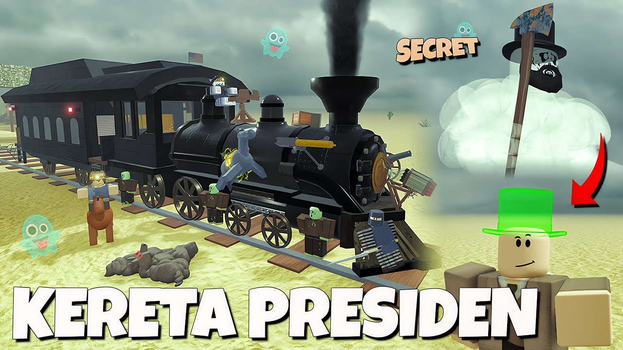 KEREN 1000%!! Rahasia Hantu PRESIDEN & Kereta PRESIDENTIAL TRAIN 🚂🎩👻 | Dead Rails Indonesia