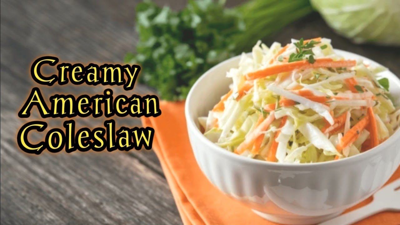 Coleslaw Salad|American Side Dish |Bursting With Fresh Flavours|Perfect For Fast Food & Daily Meals.