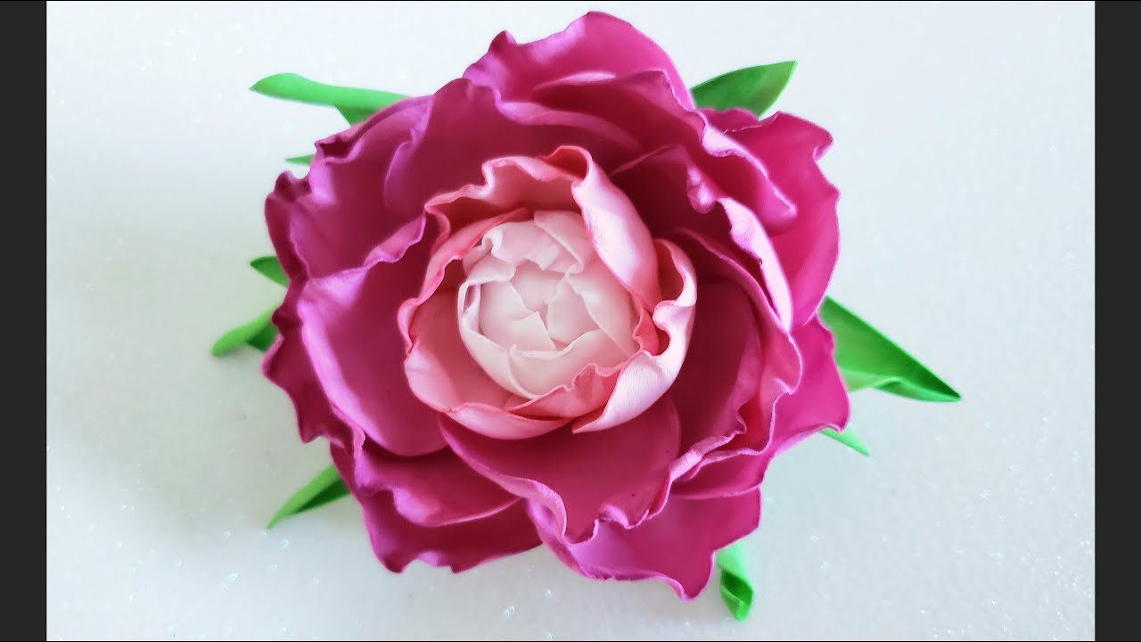 DIY Eva Foam Simplistic Peony Flower