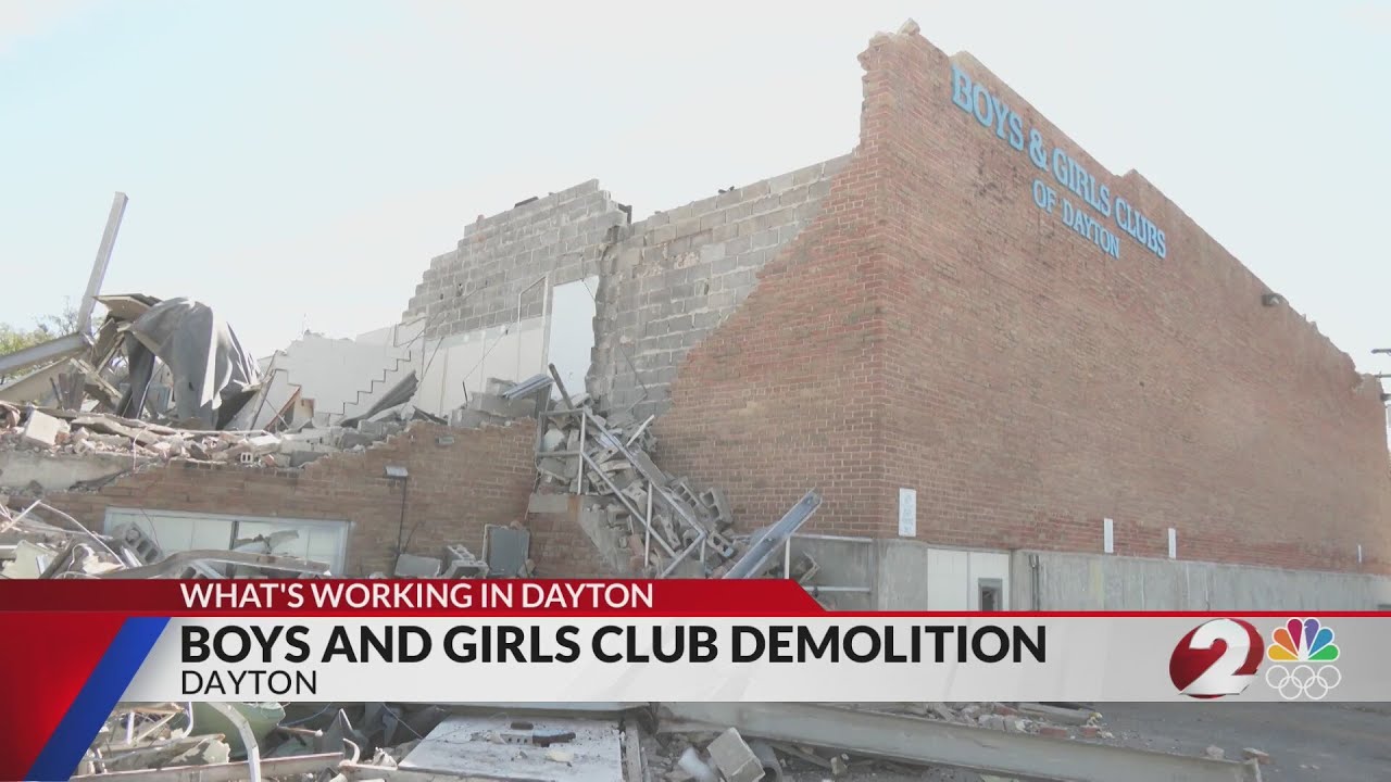 50+-year-old Boys and Girls Club building demolished on West Stewart Street