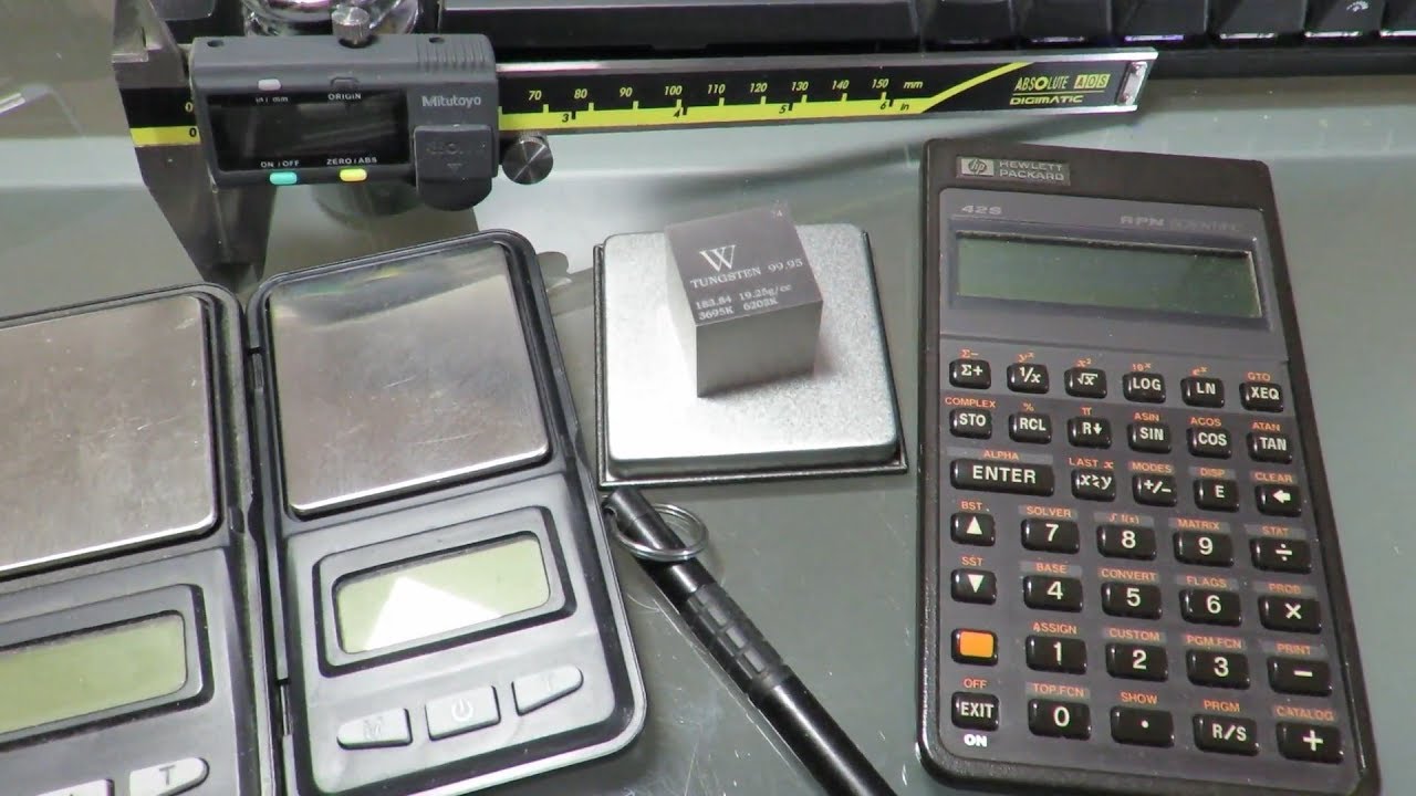 TUNGSTEN [1 inch metal cube - 99.95% purity]: Unboxing ! Very heavy, the density of GOLD!