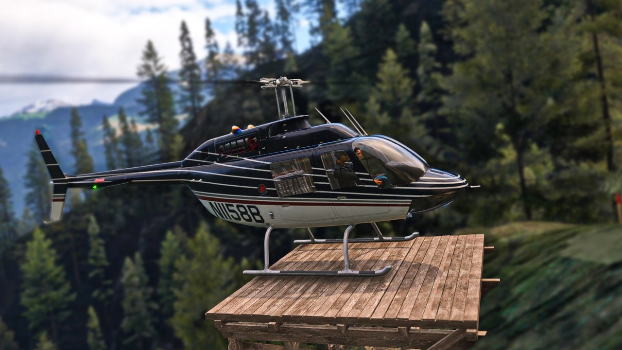 Helicopter Mountain Ops in Revelstoke | Bell 206 Backcountry Flying | Microsoft Flight Simulator