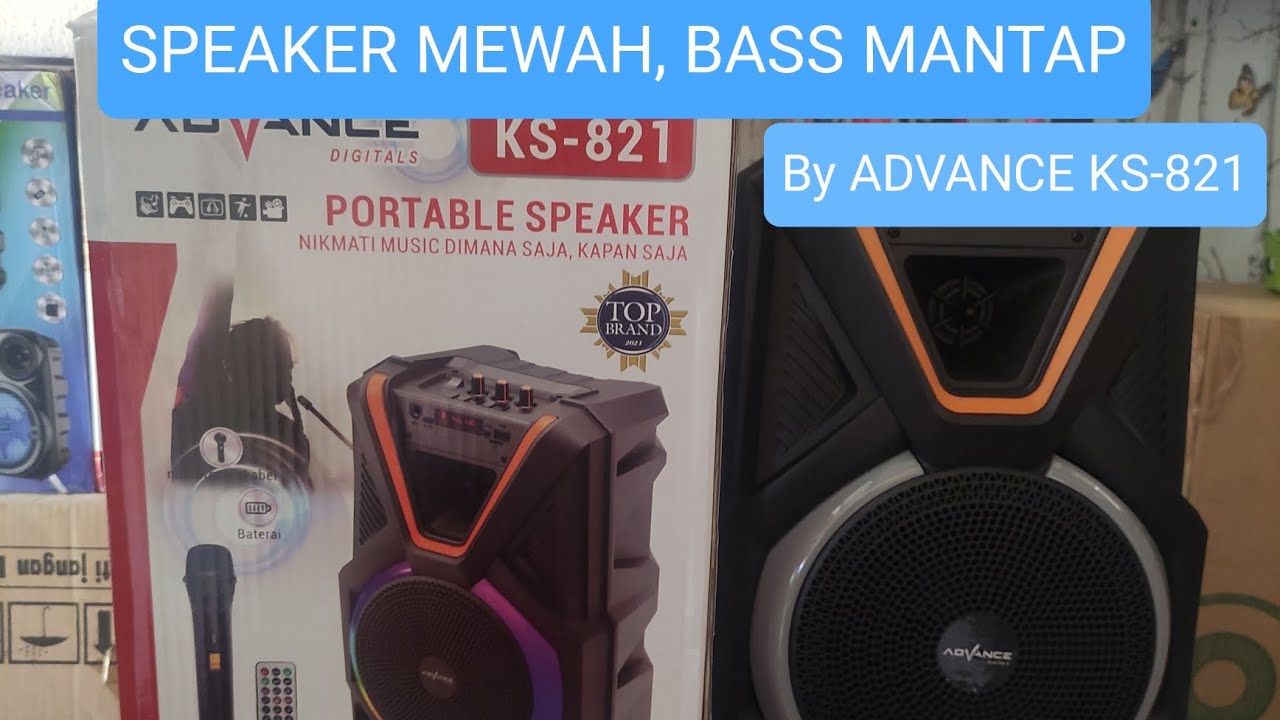 REVIEW SPEAKER PORTABLE ADVANCE KS 821 BEST SELLER