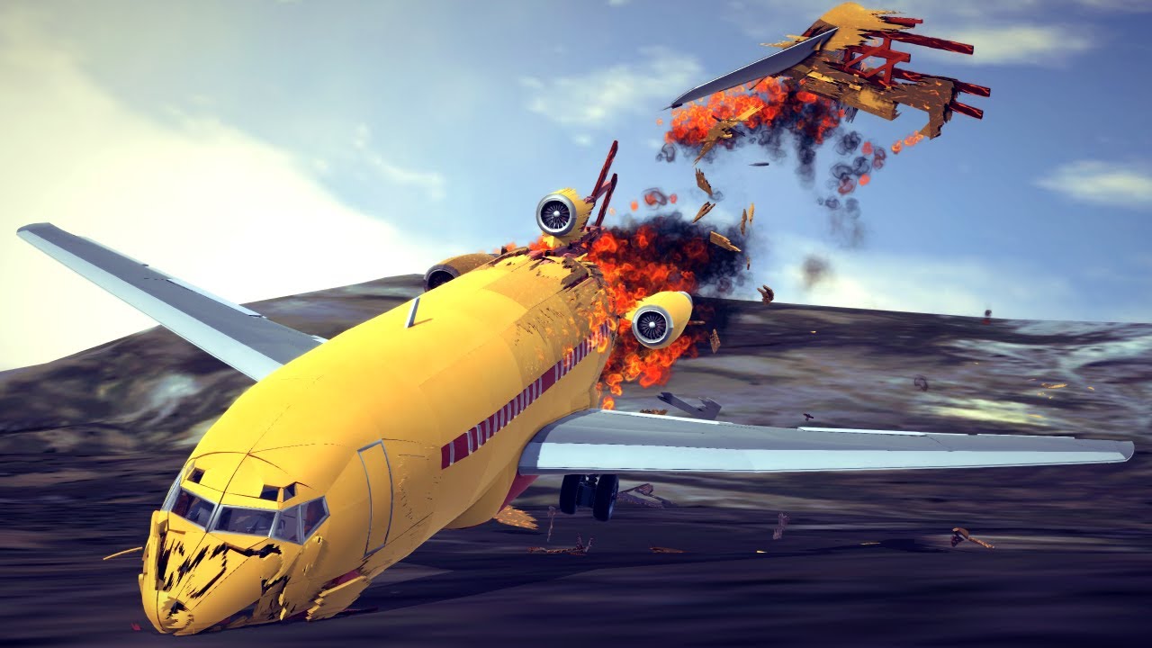 Airplane Crashes & Shootdowns #42 | Besiege