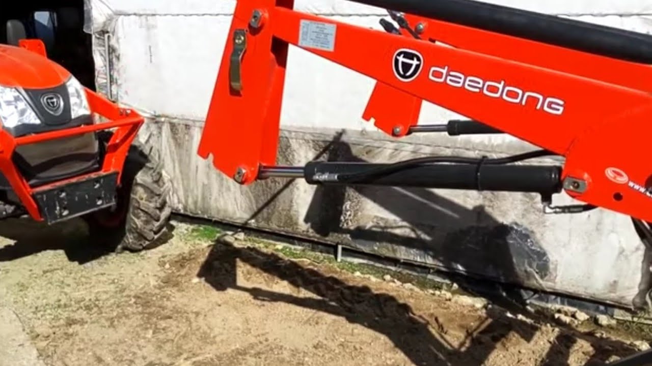 트랙터 로더 탈부착 방법 설명  (TS41/DK550)