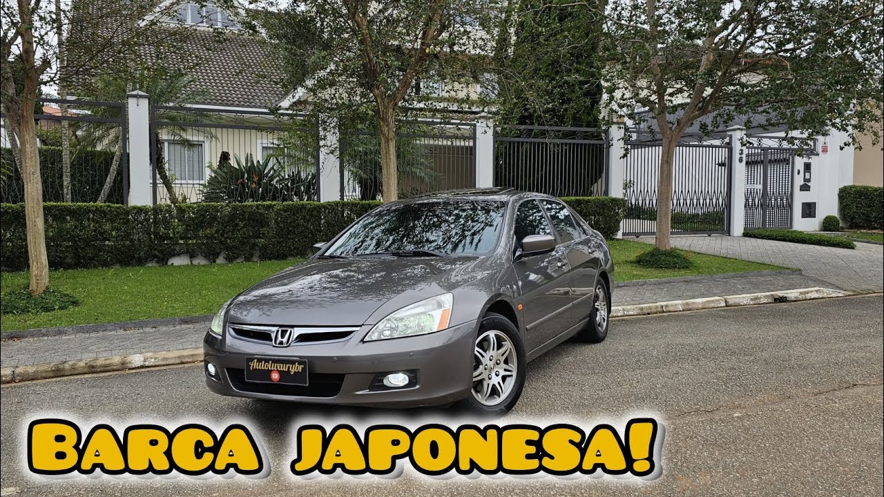 Honda Accord 2006 EX 3.0 V6 de 240 cavalos, confira!!!