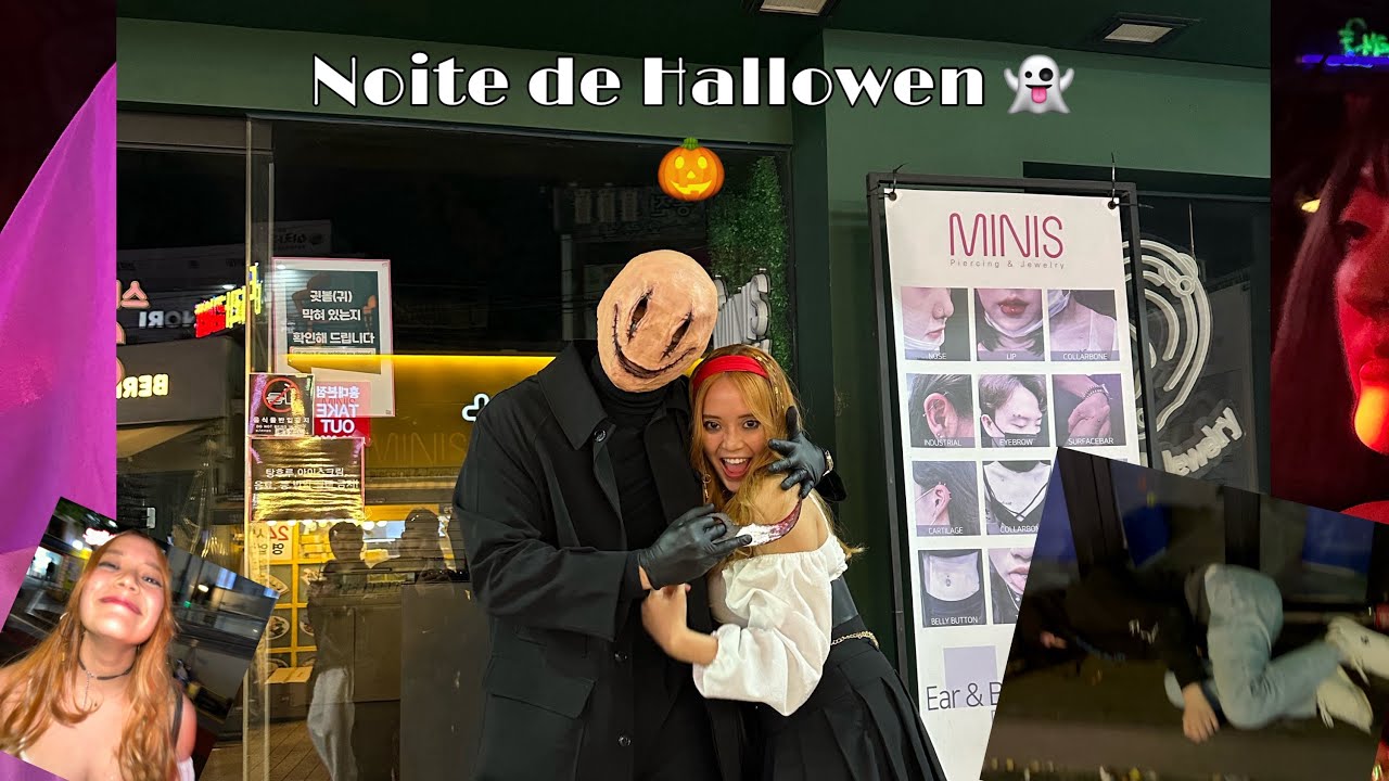 Korea Vlog: Noite de Hallowen em Seoul🎃🇰🇷. Fantasias + festinha ihulll