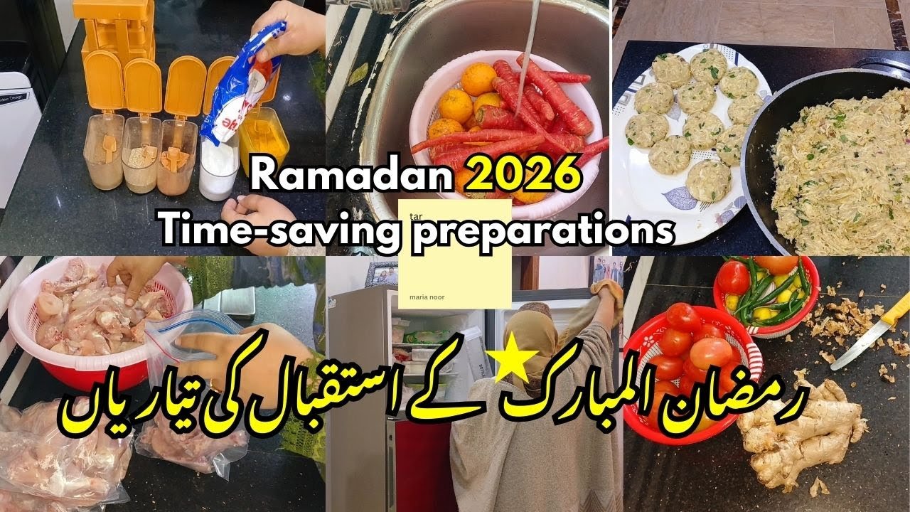 Ramadan Preparation Tips 2026 | Easy Kitchen Time-Saving Ideas #islam