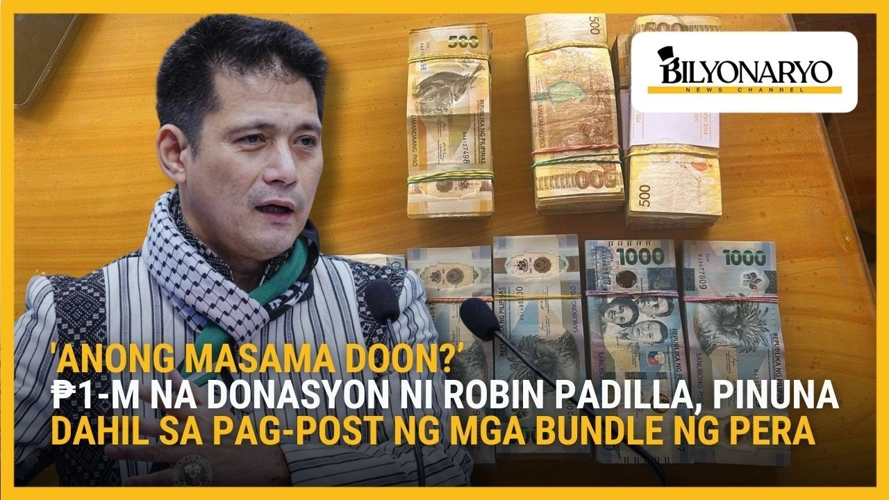 Donasyon ni Padilla para sa Bongao fire victims, umani ng papuri at batikos | Agenda