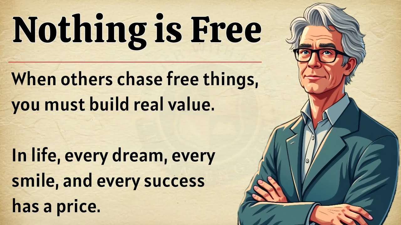 Nothing is Free – A Life Changing Story That Will Open Your Eyes 🔥 | Graded Reader ✅️| English Story