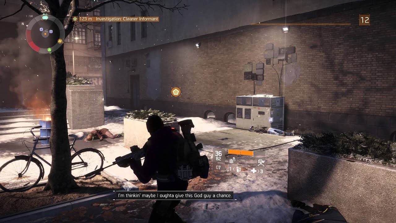 The Division - ''New Material'' (Comedian's Story) Audio Log Location Gameplay Sequence PS4