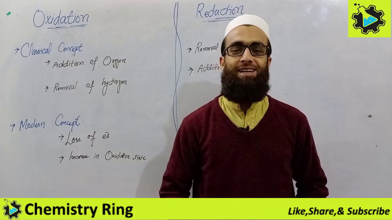 oxidation and reduction || Definition concept and examples || Electrochemistry || 02 ||