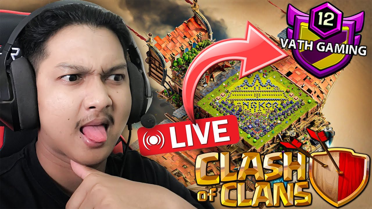 (⭕LIVE)​​​​  មេធីម បាក់ដាវមកហើយ😂🙏​ | CLASH OF CLANS