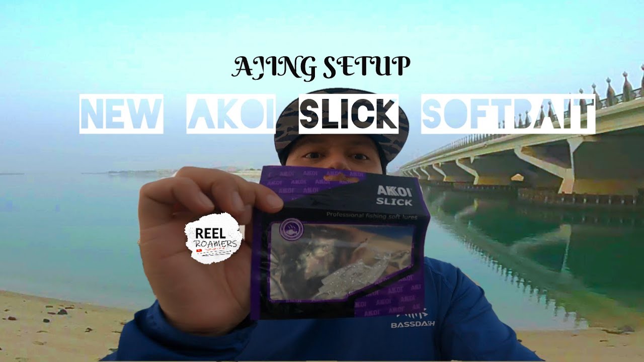AKOI SLICK SOFT BAIT FIELD TEST | AJING FISHING | ALIEXPRESS 