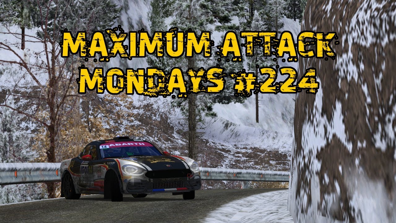 Maximum Attack Mondays #224 - RSF RBR (NGP 6.4) - Fiat 124 Abarth RGT in Passo Valle Reversed