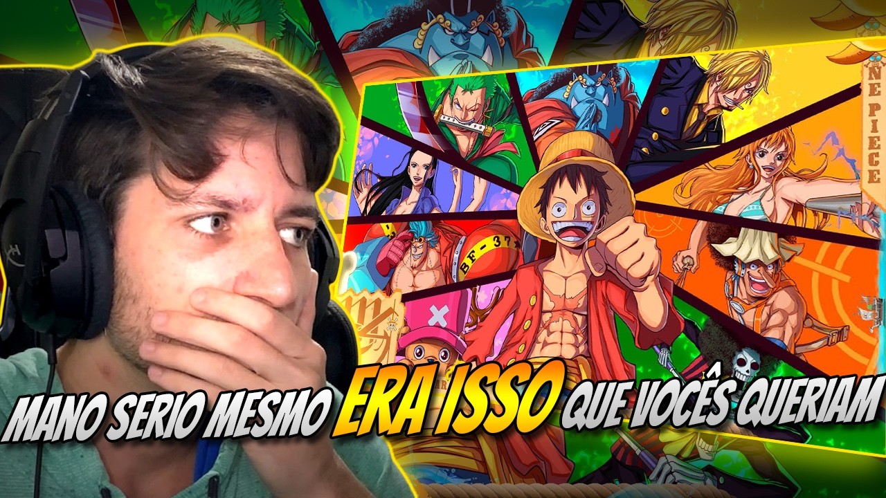 (Serio mesmo mano, mds...) Reagindo ao Mugiwaras (One Piece) - Chapéu De Palha | M4rkim - REACT