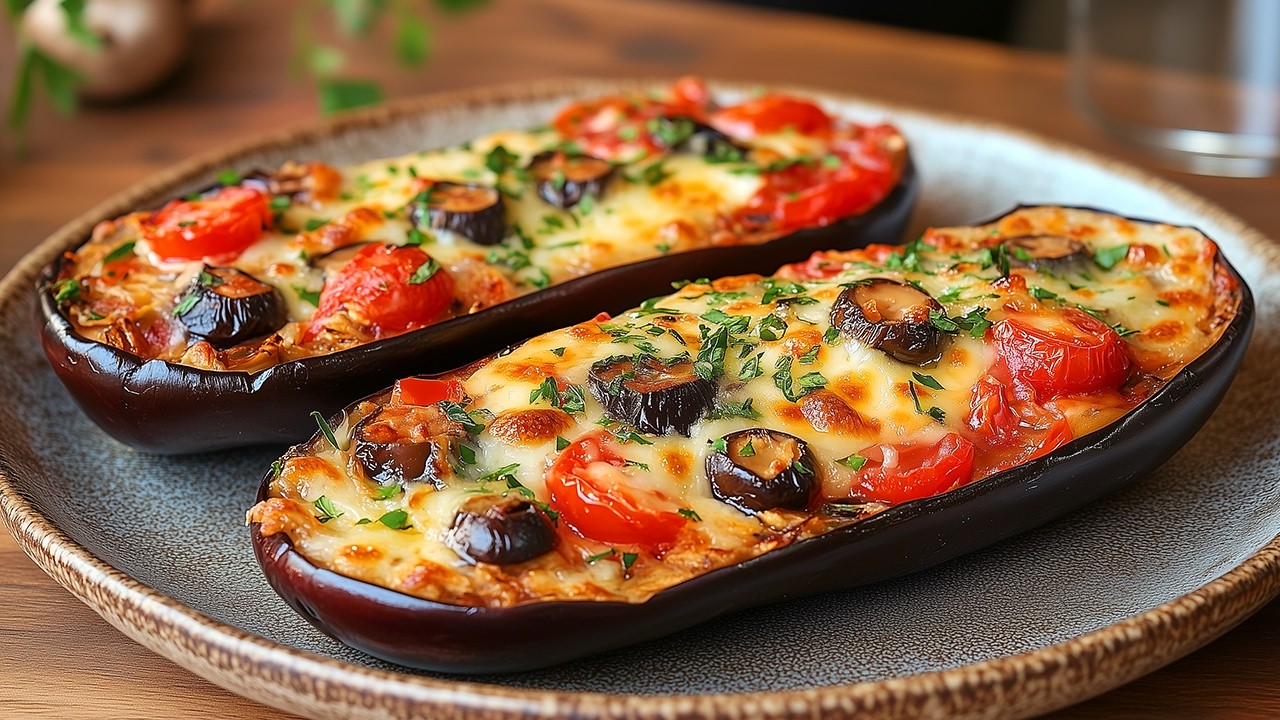 Ich könnte diese köstlichen Auberginen jeden Tag essen! Einfach, cremig und voller Geschmack