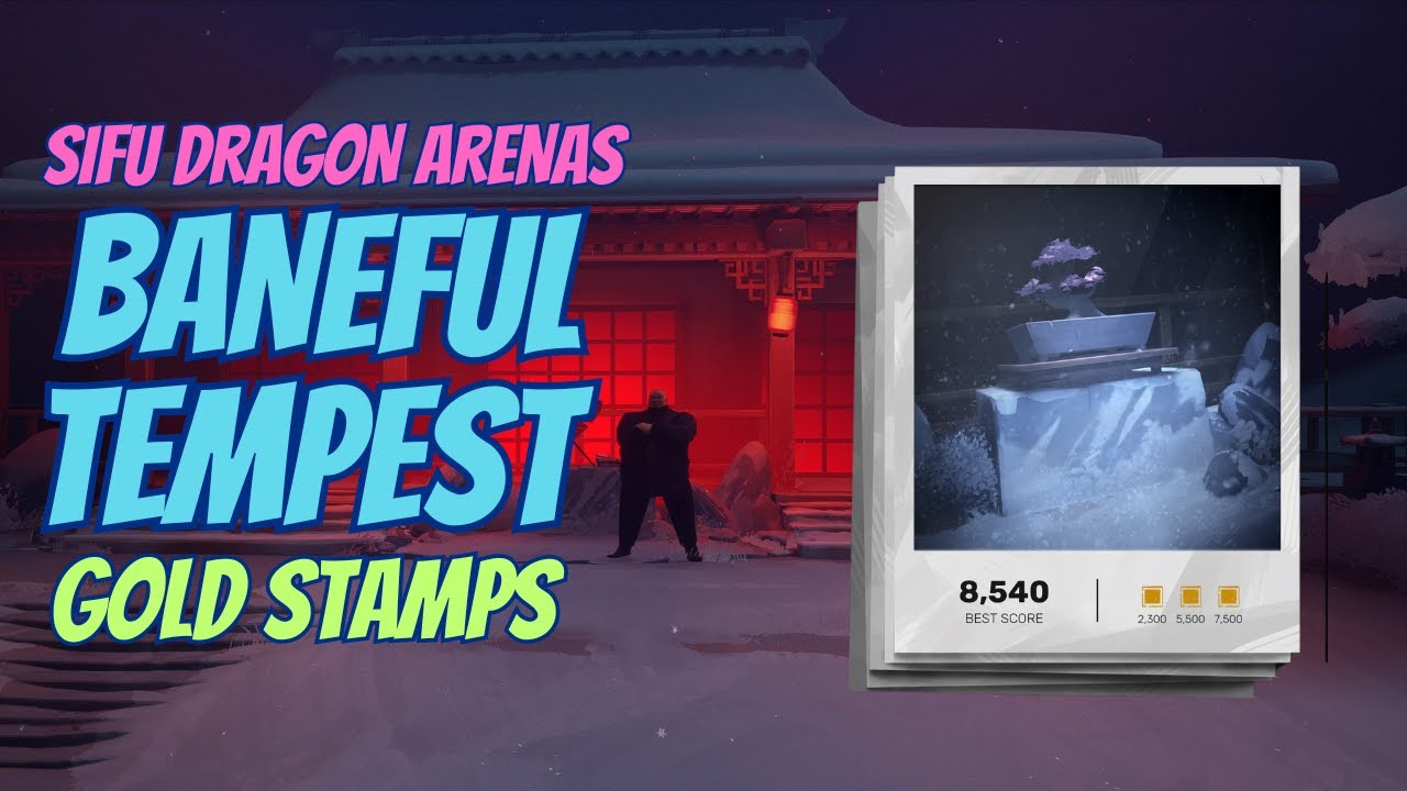 Baneful Tempest | Gold Stamps | 8540 | Dragon Stamps | Sifu Arenas