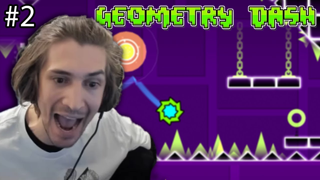 xQc Plays Geometry Dash (Part 2)