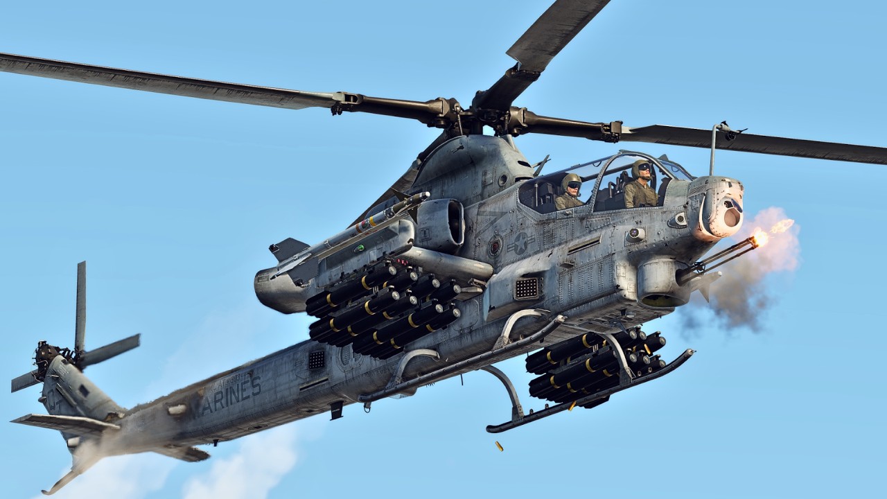The Most Effective Attack Helicopter 💥💀 || AH-1Z Viper CAS